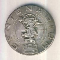 1976. "100 éves a Magyar Optikai Művek" ezüstözött emlékérem (40mm) T:2