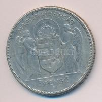 1930. 5P Ag "Horthy-jobbra" T:3