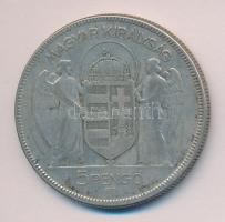 1930. 5P Ag "Horthy-jobbra" T:3