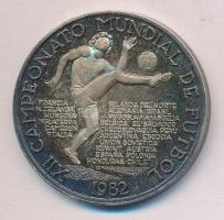 Spanyolország 1982. "Labdarúgó Világbajnokság 1982" Ag emlékérem (13,98g/30mm) dísztokban ...