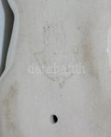 Zsolnay cica, hibátlan, jelzett, h:10 cm