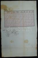 1855 Győrben kelt útlevél 6kr C.M. illetékbélyeggel / 
Passport with document stamp