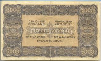 1923. 5000K "T.W." nyomdahely jelöléssel T:III