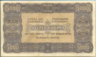 1923. 5000K "Magyar Pénzjegynyomda Rt." T:II-