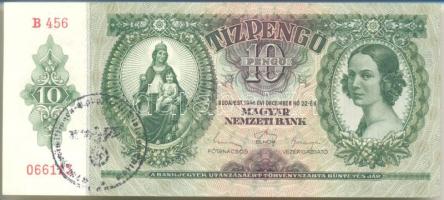 1936. 10P horogkeresztes bélyegzéssel T:I