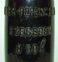 Sörös üveg: Hutter-Ferencsevits 0,5 liter