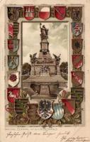 Niederwald patriotic monument Emb. litho (EK)