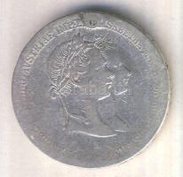 Ausztria 1854A. Gulden Ag "Uralkodói házasság" Bécs (12.7g) T:3/4 Austria 1854A Gulden Ag "Imperial Wedding" Vienna (12.7g) C:F/G