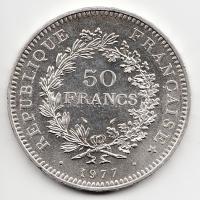 Franciaország 1977. 50Fr Ag "Herkules csoport" T:1-/2 k.
France 1977. 50 Francs Ag "H...