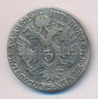 Ausztria 1829A 3Kr Ag "I. Ferenc" T:3 Austria 1829A 3 Kreuzer Ag "Franz I" C:F