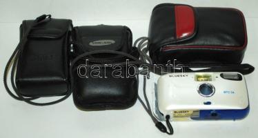 4db analóg elemes fényképezőgép, 2 kis hibával / 
Analog photo cameras, 2 with minor faults