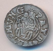 1587K-B Denár Ag "Rudolf" (0,47g) előoldal kettősveret T:2- Huszár 1059., Unger II 811.a)