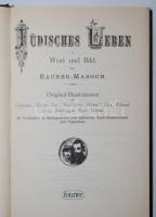 Leopold von Sacher-Masoch: Jüdisches Leben in Wort und Bild. Faksimile-Nachdruck. Wiesbaden, 1986, Fourier. Művészeti illusztrációkkal, kartonkötésben. Védőborító nélkül /  Numerous illustrations, hardcover, dust jacket missing