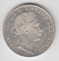 Ausztria 1859A 1Fl Ag "Ferenc József" T:2-,2 Austria 1859A 1 Florin Ag "Franz Joseph" C:VF,aXF