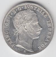 Ausztria 1860A 1Fl Ag "Ferenc József" T:2 Austria 1860A 1 Florin Ag "Franz Joseph" C:aXF