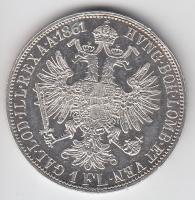 Ausztria 1861A 1Fl Ag "Ferenc József" T:2
Austria 1861A 1 Florin Ag "Franz Joseph&quo...