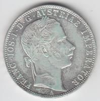 Ausztria 1861A 1Fl Ag "Ferenc József" T:2-,2 Austria 1861A 1 Florin Ag "Franz Joseph" C:VF,aXF