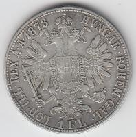 Ausztria 1878. 1Fl Ag "Ferenc József" T:2-
Austria 1878. 1 Florin Ag "Franz Joseph&qu...