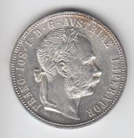 Ausztria 1878. 1Fl Ag "Ferenc József" T:2- Austria 1878. 1 Florin Ag "Franz Joseph" C:VF