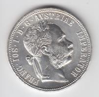 Ausztria 1879. 1Fl Ag "Ferenc József" T:1- Austria 1879. 1 Florin Ag "Franz Joseph" C:AU