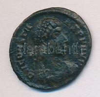 Roman Empire / Siscia / Constans 337-350. Follis Br császár gáylán áll "D N CONSTA-NS P F AVG / FEL TEMP REPARATIO / ASIS" (2,34g) / emperor standing on galley T:3 / C:F