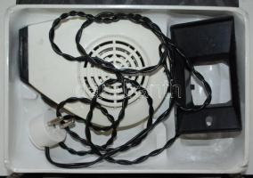 Működőképes retró hajszárító és egy retró elektromos masszírozó készlet eredeti dobozában, leírással...