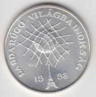 1997. 750Ft Ag "Labdarúgó VB" T:BU Csak 3000db! Dísztokban. Tanúsítvánnyal