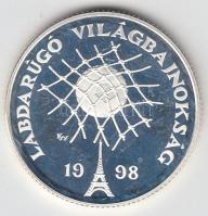 1997. 750Ft Ag "Labdarúgó VB" T:PP Dísztokban, tanúsítvánnyal