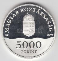 2008. 5000Ft Ag "Pekingi olimpia" T:PP Dísztokban, tanúsítvánnyal!