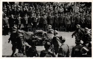 Szatmárnémeti entry of the Hungarian troops, Horthy, cavalry unit