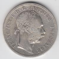 Ausztria 1878. 1Fl Ag "Ferenc József" T:3 Austria 1878. 1 Florin Ag "Franz Joseph" C:F