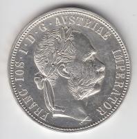 Ausztria 1881. 1Fl Ag "Ferenc József" T:1-,2 Austria 1881. 1 Florin Ag "Franz Joseph" C:AU,XF