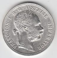 Ausztria 1886. 1Fl Ag "Ferenc József" T:2 Austria 1886. 1 Florin Ag "Franz Joseph" C:XF