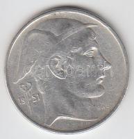 Belgium 1951. 20Fr Ag T:3 Belgium 1951. 20 Francs Ag C:F