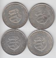 1947. 5Ft Ag "Kossuth" (4x) T:2-