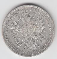 1859B 1Fl Ag "Ferenc József" T:3,2-