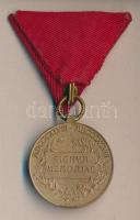 1898. "Jubileumi Emlékérem Fegyveres Erő Számára / Signum memoriae (AVSTR)" Br érem mellsz...