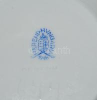Viktória mintás hibátlan Herendi porcelán kaspó, koronás címerrel 1946. / Herend chinaware 14 cm mag...