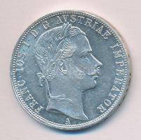 Ausztria 1860A 1Fl Ag "Ferenc József" T:1-
Austria 1860A 1 Florin Ag "Franz Joseph&qu...