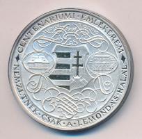 Lapis András (1942-) 1994. "Kossuth Lajos Centenáriumi Emlékérem" Ag(0.999) (31,1g/38,6mm)...