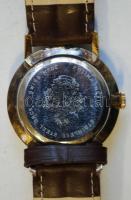 cca 1940 Cornavin 12 köves Antimagnetic, másodpercmutatós svájci karóra hibátlan számlappal, új bőr ...