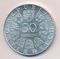 Ausztria 1972. 50Sch Ag "350 éves a Salzburgi Egyetem" T:1-,2 Austria 1972. 50 Schilling Ag "350th Anniversary - Salzburg University" C:AU,XF