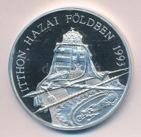 Bognár György (1944-) 1993. "Vitéz Nagybányai Horthy Miklós / Itthon hazai földben" Ag(0.9...