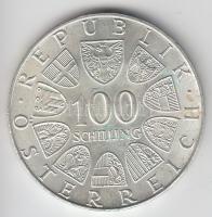 Ausztria 1976. 100Sch Ag "200 éves a Várszínház" T:2-
Austria 1976. 100 Schilling Ag &quot...