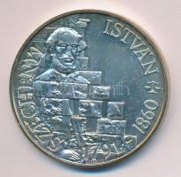 1991. 500Ft Ag "Széchenyi István" T:BU Dísztokban, sorszámozott tanúsítvánnyal