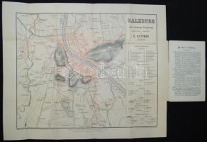1890 Ein Tag in Salzburg kurzer Wegweiser with map + 8p.