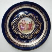 Alt Wien 6 személyes, komplett süteményes készlet + 2db pót süteményes tányér, hibátlanok, jelzettek...