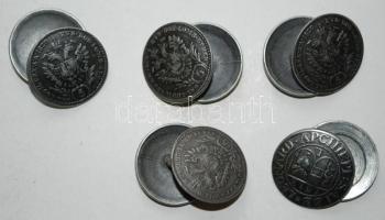 5 pár 1820 5kr ábrázoló gomb / buttons