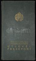 1939 Keményfedeles útlevél