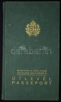 1939 Róób József kohóigazgató keményfedeles útlevele